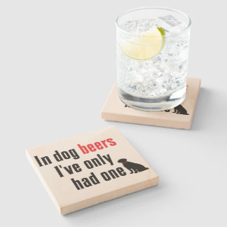 Porta-copo De Pedra Em Cervejas De Cães