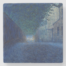 Porta-copo De Pedra Em Dusk (Paisagem Noturna) (Cena Noturna)