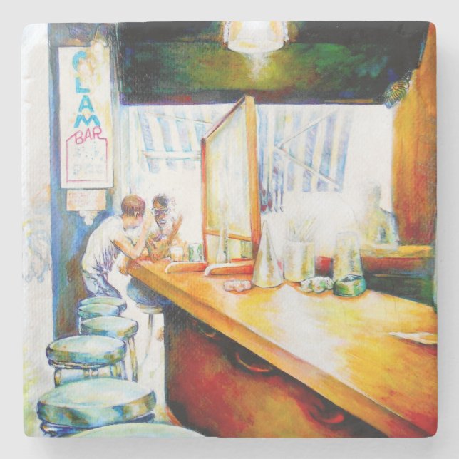 Porta-copo De Pedra Emocional para motivar, lógica para justificar (Frente)