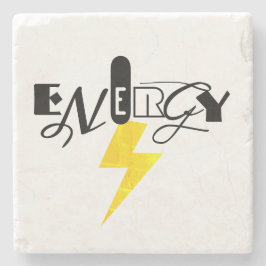 Porta-copo De Pedra Energia - Sinal de Trovão