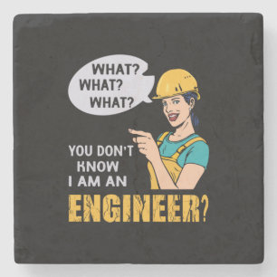 Porta-copo De Pedra Engenheiro Eu Sou Um Engenheiro