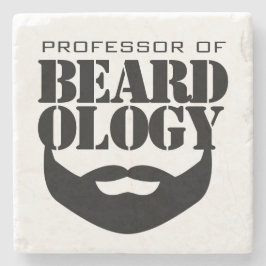 Porta-copo De Pedra Engraçado Professor de Beardology