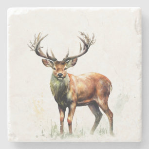 Porta-copo De Pedra Enorme Deer