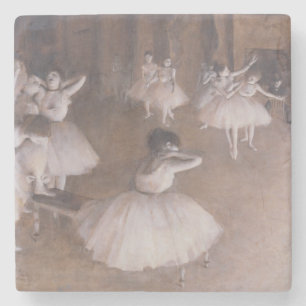 Porta-copo De Pedra Ensaio no palco, 1874 do balé de Edgar Degas