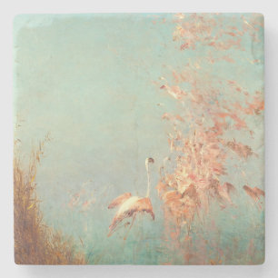 Porta-copo De Pedra Envol De Flamants Rosa, Etang De Vaccarès