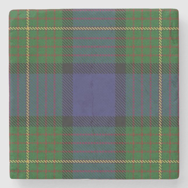 Porta-copo De Pedra Escotos Antigos Tavern Clan Muir Tartan (Frente)