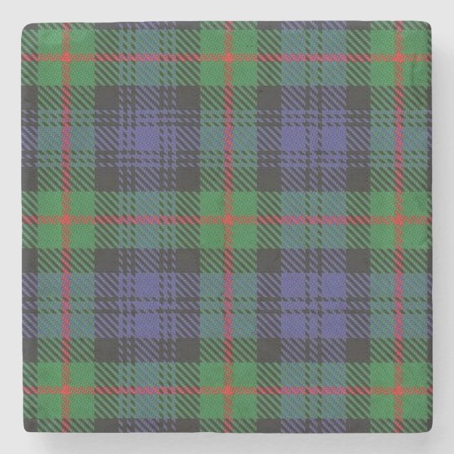 Porta-copo De Pedra Escots Tavern Clan Murray Tartan (Frente)