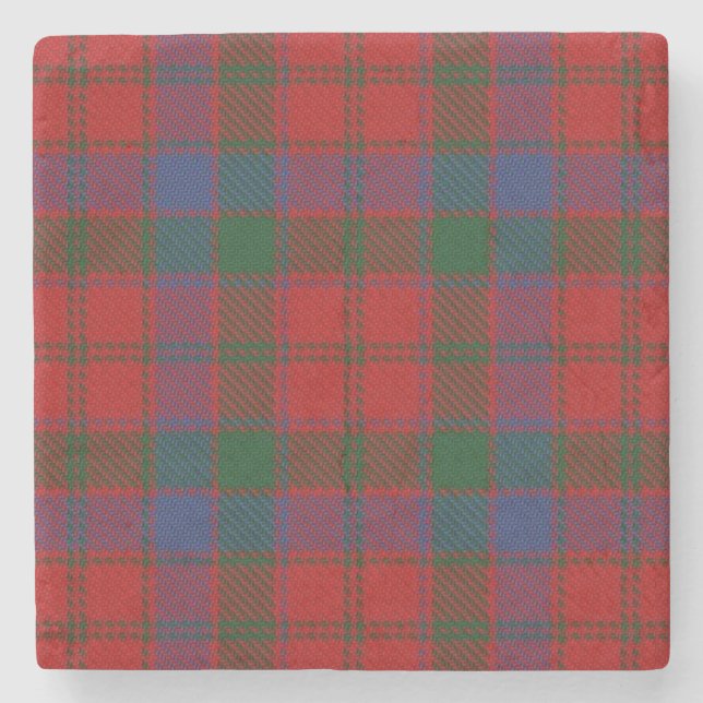 Porta-copo De Pedra Escots Tavern Clan Robertson Tartan (Frente)