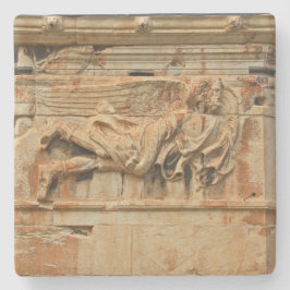 Porta-copo De Pedra Escultura de pedra na Porta copos Sq da Grécia