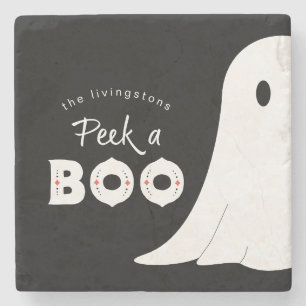 Porta-copo De Pedra Espírito Personalizado de Halloween Peek a Boo