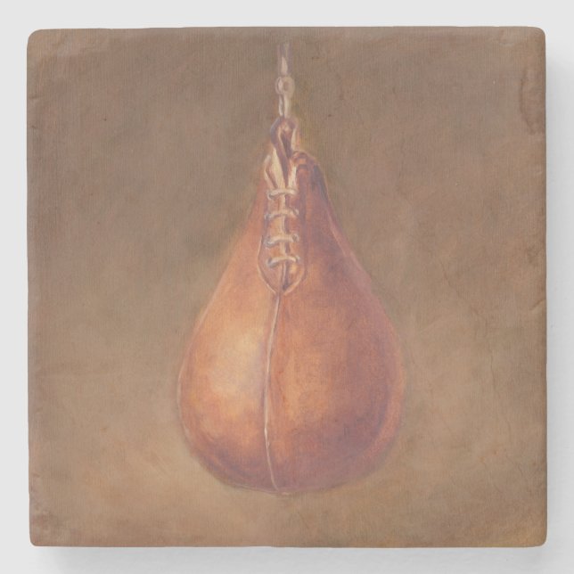 Porta-copo De Pedra Esportes Russos | Boxe (Frente)