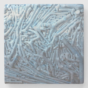 Porta-copo De Pedra Estacas: Azul