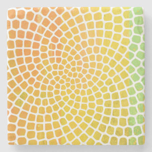 Porta-copo De Pedra Estallido Amarelo