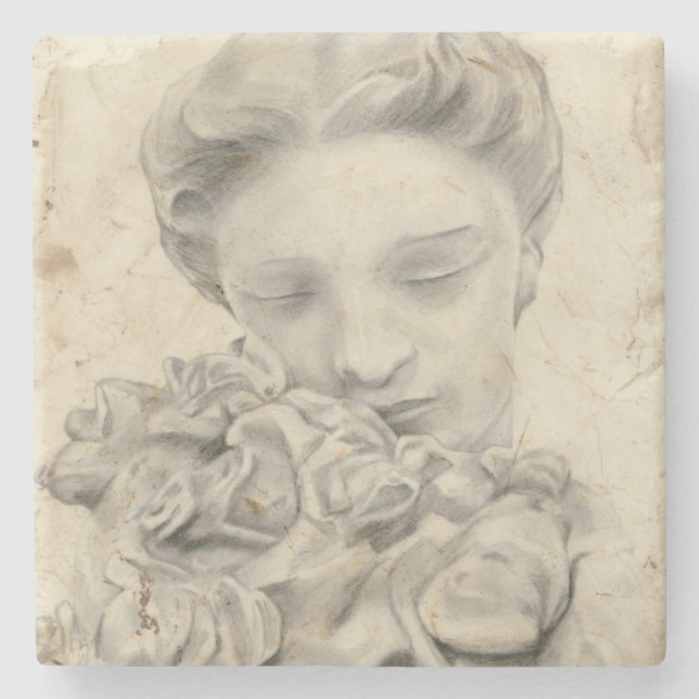 Porta-copo De Pedra Estátua no Jardim I (Frente)