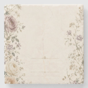 Porta-copo De Pedra Estilo de papelaria de casamento de jardim vintage