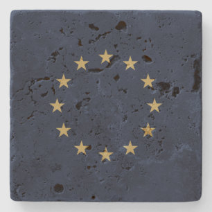 Porta-copo De Pedra Estrela - estrela Europe - Europa - flag