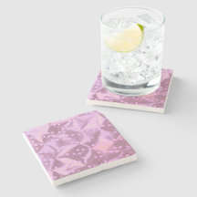 Estrelas Rosa Esmagadas Fortemente Metais