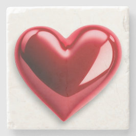 Porta-copo De Pedra Eu te amo