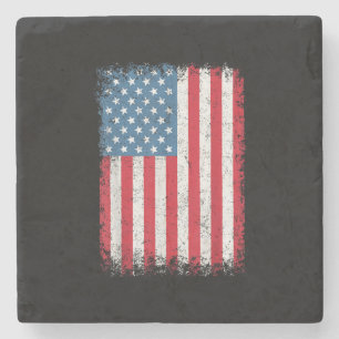 Porta-copo De Pedra EUA Bandeira Patriótica Americana Para Homens Meni