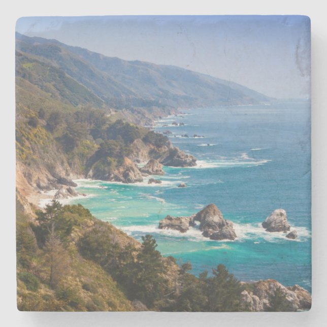 Porta-copo De Pedra EUA, Califórnia. Costa da Califórnia, Grande Sur (Frente)