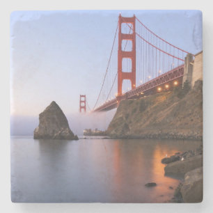 Porta-copo De Pedra EUA, Califórnia, São Francisco. Golden Gate