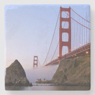 Porta-copo De Pedra EUA, Califórnia, São Francisco. Golden Gate 3