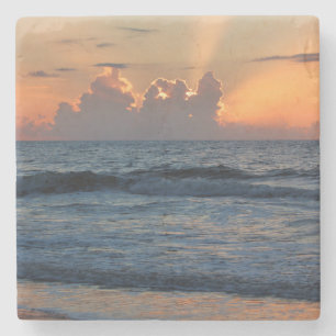 Porta-copo De Pedra EUA, Geórgia, ilha de Tybee, praia de Tybee Islan