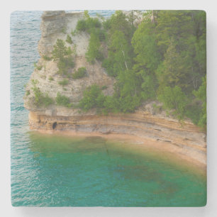 Porta-copo De Pedra EUA, Michigan. Formação Rochosa Miner's Castle
