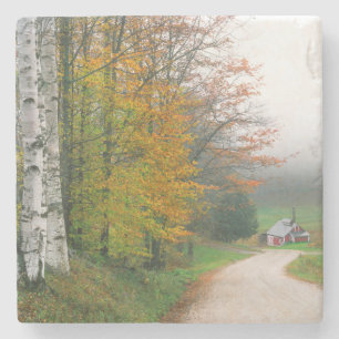 Porta-copo De Pedra EUA, Vermont. Casa De Açúcar Perto Da Cidade Do 