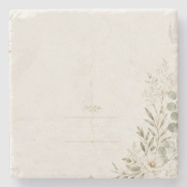 Porta-copo De Pedra European Wedding Invitation in Olive Green