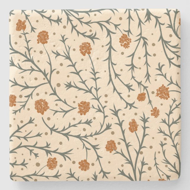 Porta-copo De Pedra Evergreen Kisses Under the Mistletoe (Frente)