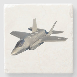 Porta-copo De Pedra F-35 Relâmpago II Luz do Jato de Pantera