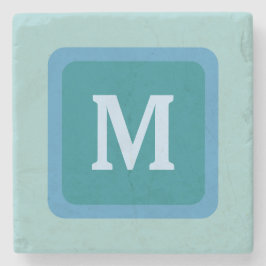 Porta-copo De Pedra Faça sua Design do seu próprio Monograma Porta cop