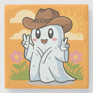 Porta-copo De Pedra Fantasma de Cowboy Bonito para a decoração diverti
