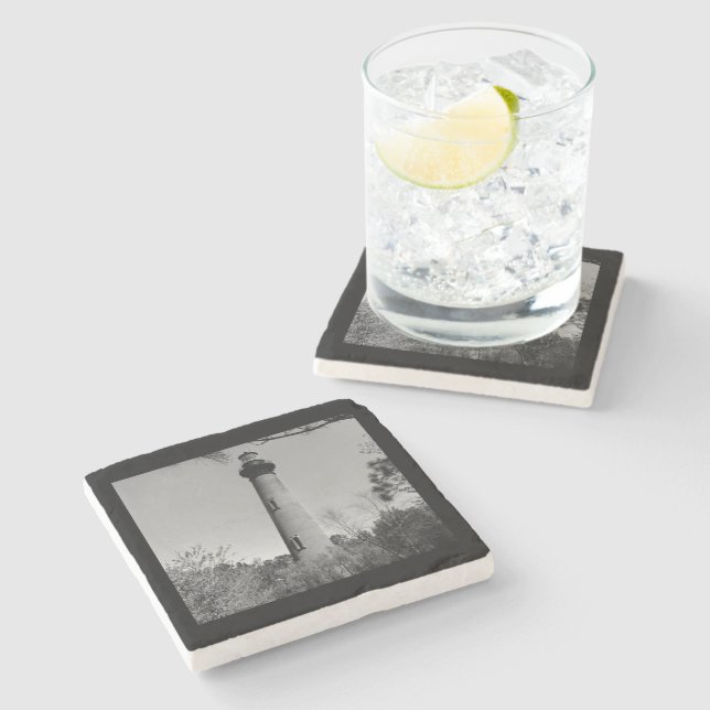 Porta-copo De Pedra Farol Currituck (Lateral)