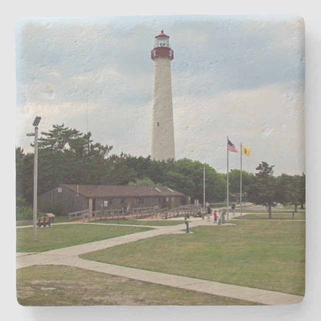 Porta-copo De Pedra Farol de Cape May (Frente)