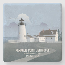 Porta-copo De Pedra Farol de Pemaquid Point