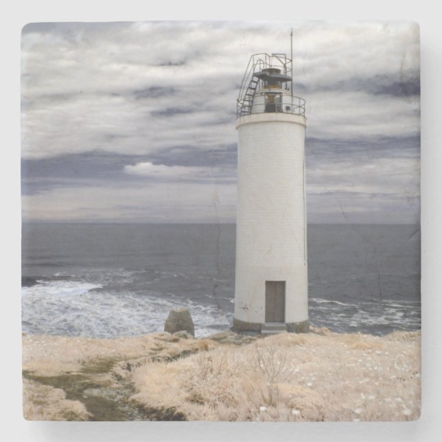Porta-copo De Pedra Farol | Galiza de Laxe, espanha (Frente)