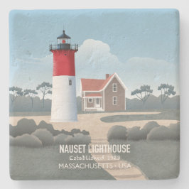 Porta-copo De Pedra Farol Nauset