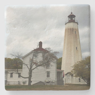 Porta-copo De Pedra Farol Sandy Hook