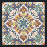 Porta-copo De Pedra Favor do casamento Talavera Blue azulejo mexicano<br><div class="desc">Azulejo Talavera azul azul azulejo português mediterrânico vintage padrão de ornamentado mexicano talavera azulejo favorece casamento imprimido portas copos mármore decor também um encantador presente de guardião para seus convidados</div>
