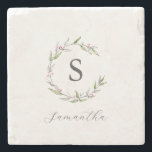 Porta-copo De Pedra Favoritos personalizados Botânicos de Aquarela<br><div class="desc">Criadas com um toque pessoal, estas portas copos de pedra personalizadas não só acrescentam um toque elegante ao seu evento, como também servem como uma importante manutenção para que os seus hóspedes apreciem. Você pode personalizá-los ainda mais ao seu gosto usando o recurso "Editar este design" na plataforma Zazzle. Estes...</div>