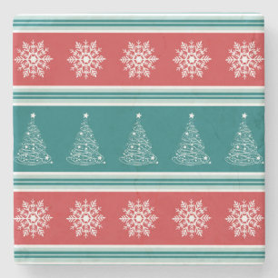 Porta-copo De Pedra Feliz Natal