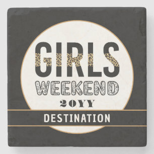 Porta-copo De Pedra Férias de Viagem de Meninas de Fim de Semana Perso
