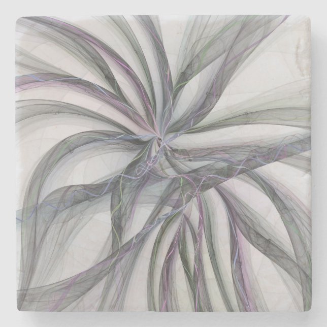 Porta-copo De Pedra Filigree aciona Fractal Abstrato Swing Moderno (Frente)