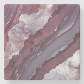 Porta-copo De Pedra Fita de Tinta de Álcool Roxo