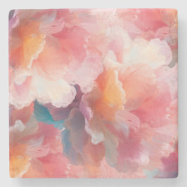 Porta-copo De Pedra Floral Paper Plate