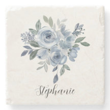 Flores Azuis e Verdes