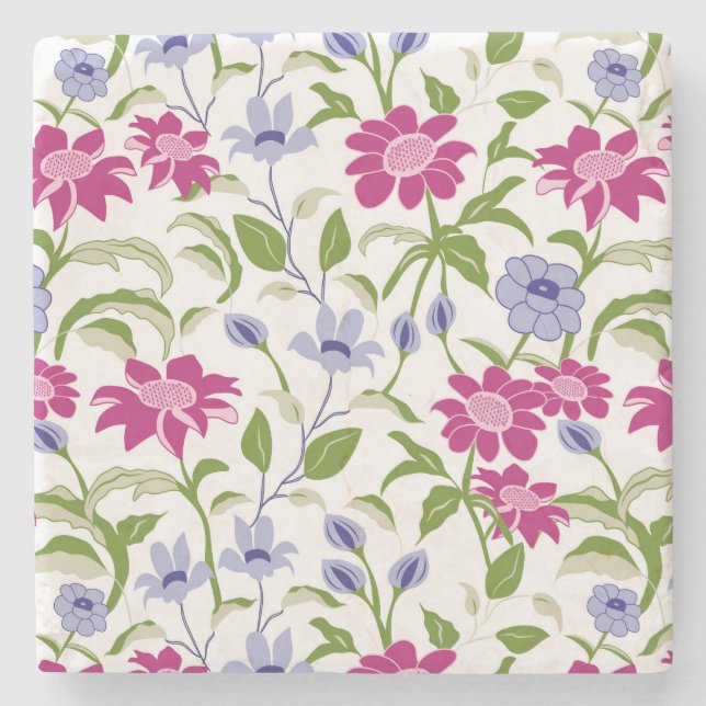 Porta-copo De Pedra Flores de primavera (Frente)