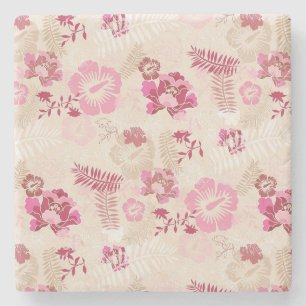 Porta-copo De Pedra Flores modernas, cor-de-rosa, cor-de-rosa, tênis d